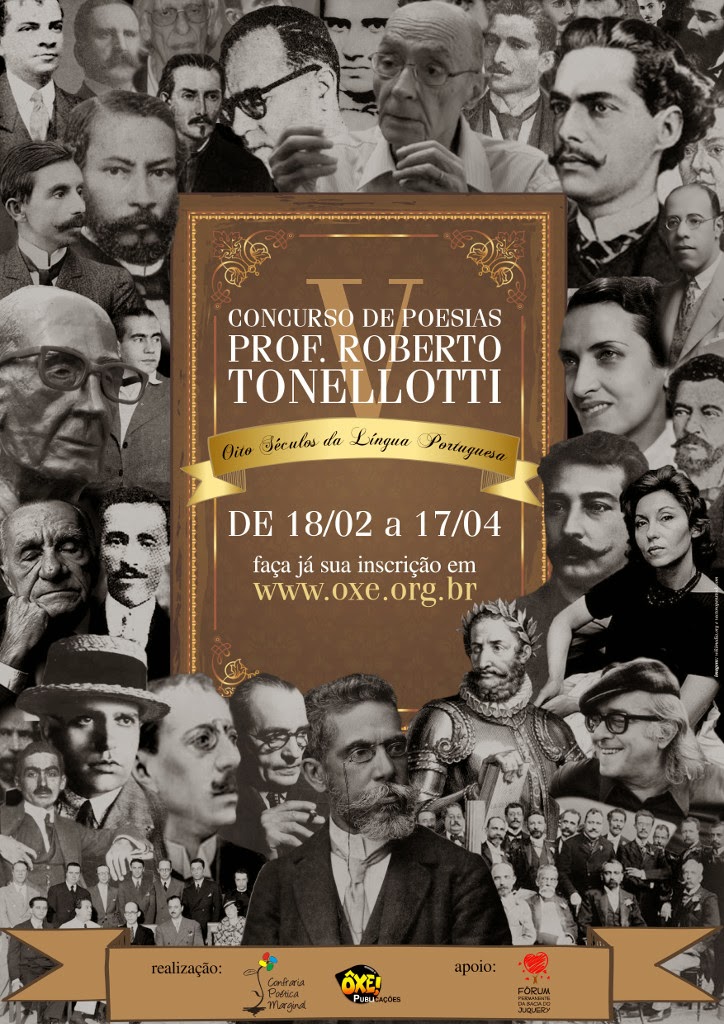 V Concurso de Poesias “Professor Roberto Tonellotti” – Inscrições até 17 de abril