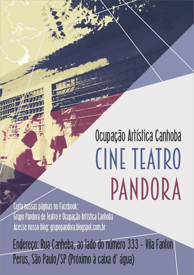 Programação Cultural do Cine Teatro Pandora